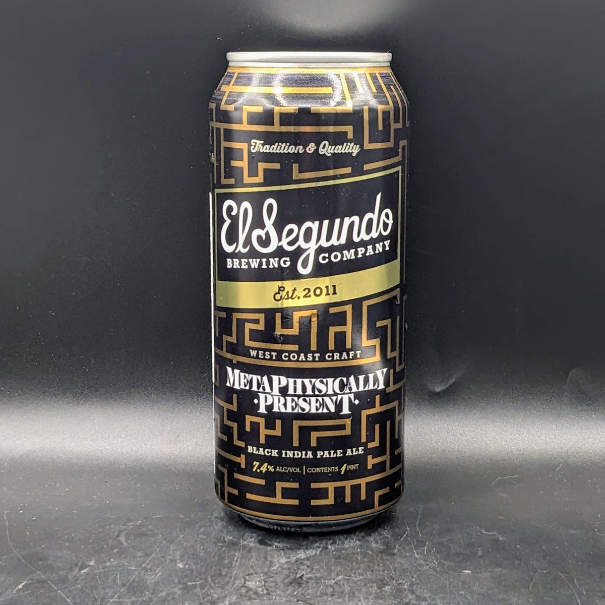 El Segundo METAPHYSICALLY PRESENT Black IPA Can 473ml