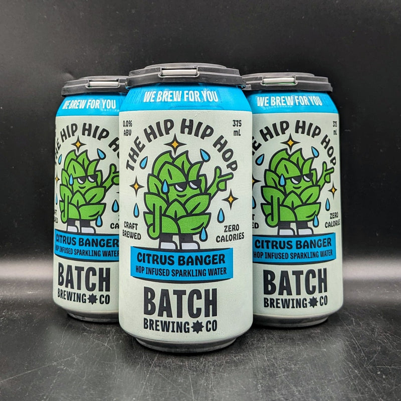 Batch 'The Hip Hip Hop' Citrus Banger Hop Infused Sparkling Water Can 4pk