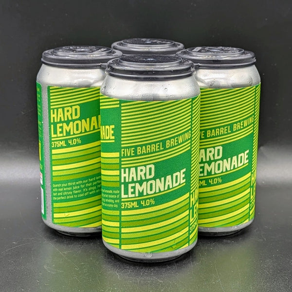 Five Barrel Hard Lemonade Can 375ml 375ml