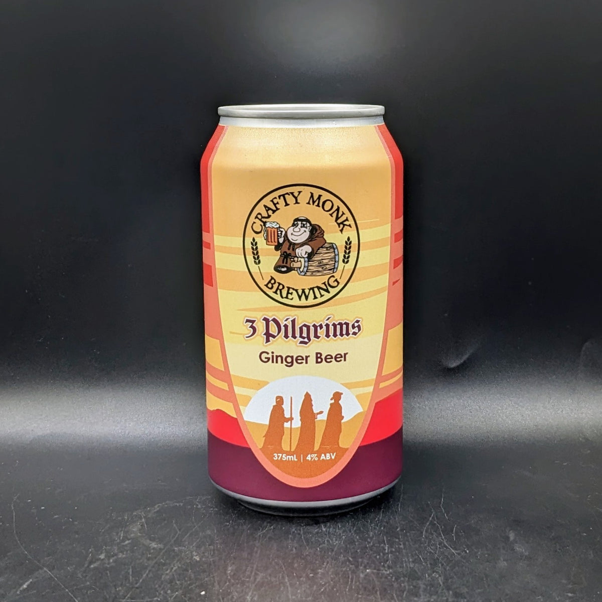 Crafty Monk 3 Pilgrims Ginger Beer Sgl