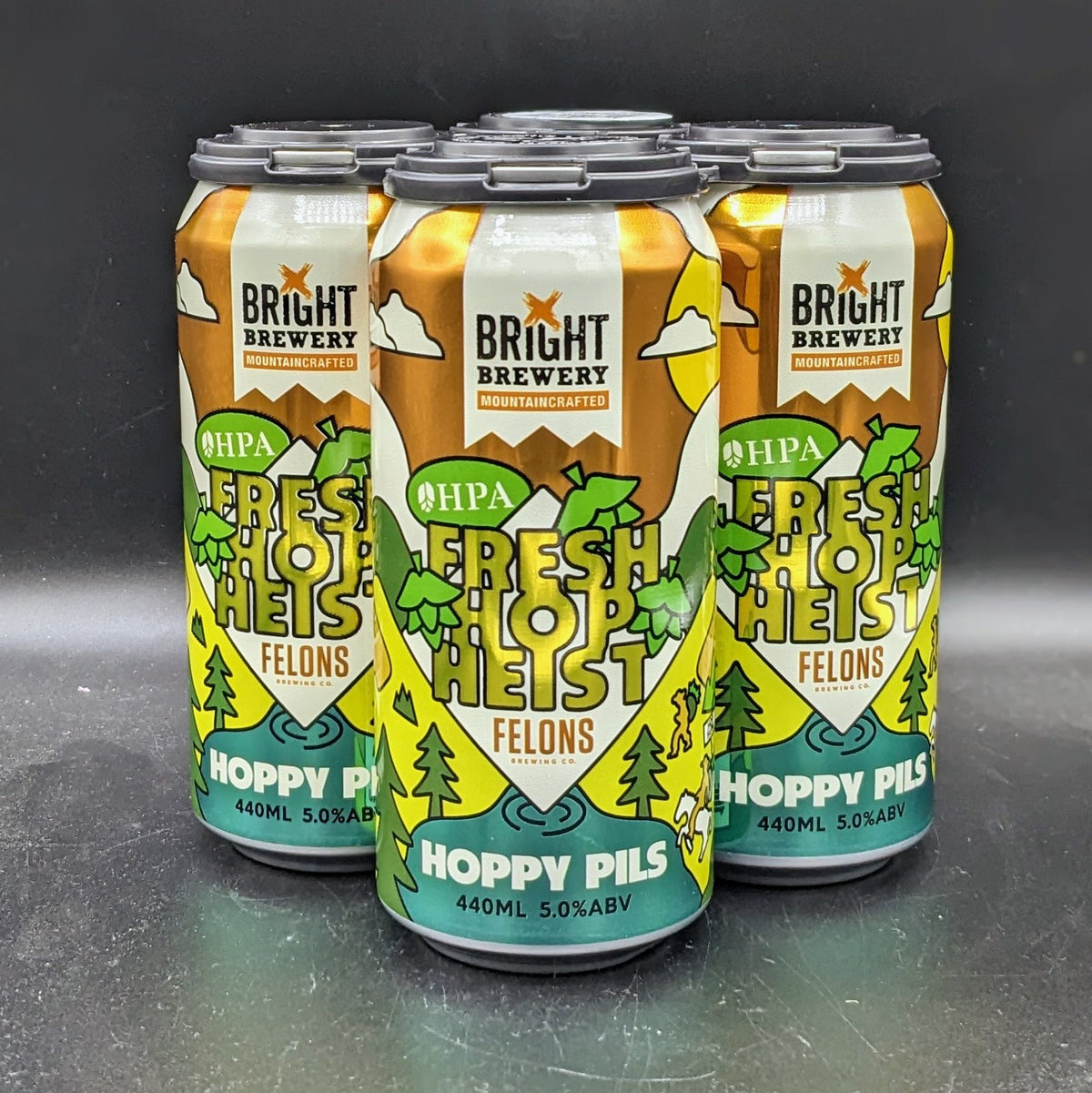 Bright Brewery Fresh Hop Heist Hoppy Pils 440ml