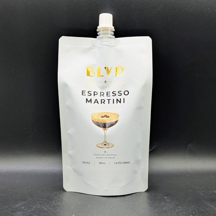 BLVD Espresso Martini Pouch 187ml