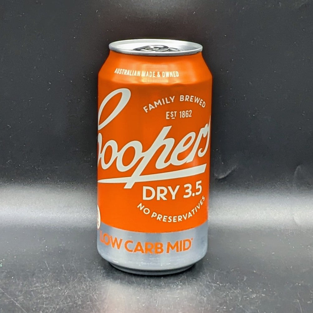 Coopers Dry 3.5% Mid-Strength Lager 375ml