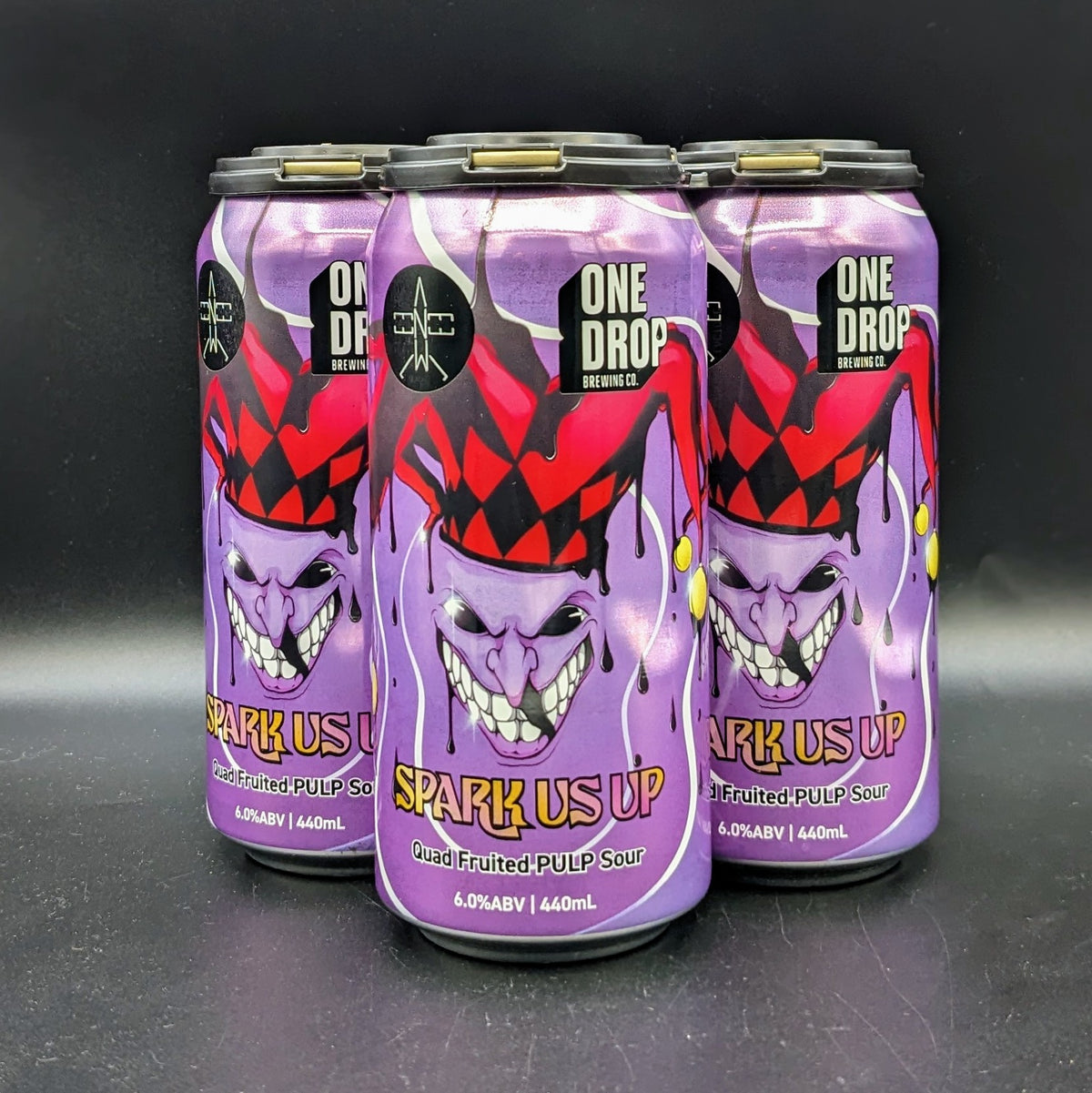 One Drop Spark Us Up Quad Fruited PULP Sour Can Sgl