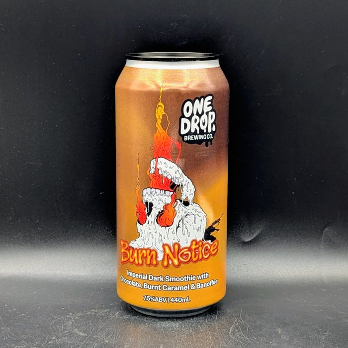 One Drop Burn Notice - Imperial Dark Smoothie Beer Sgl