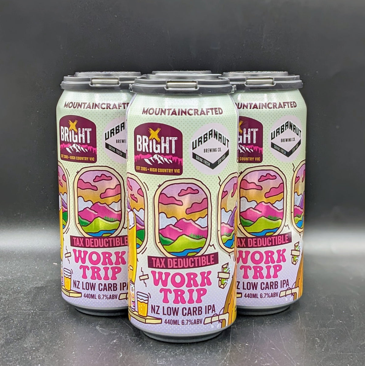 Bright Tax Deductible Work Trip NZ LC IPA 440ml
