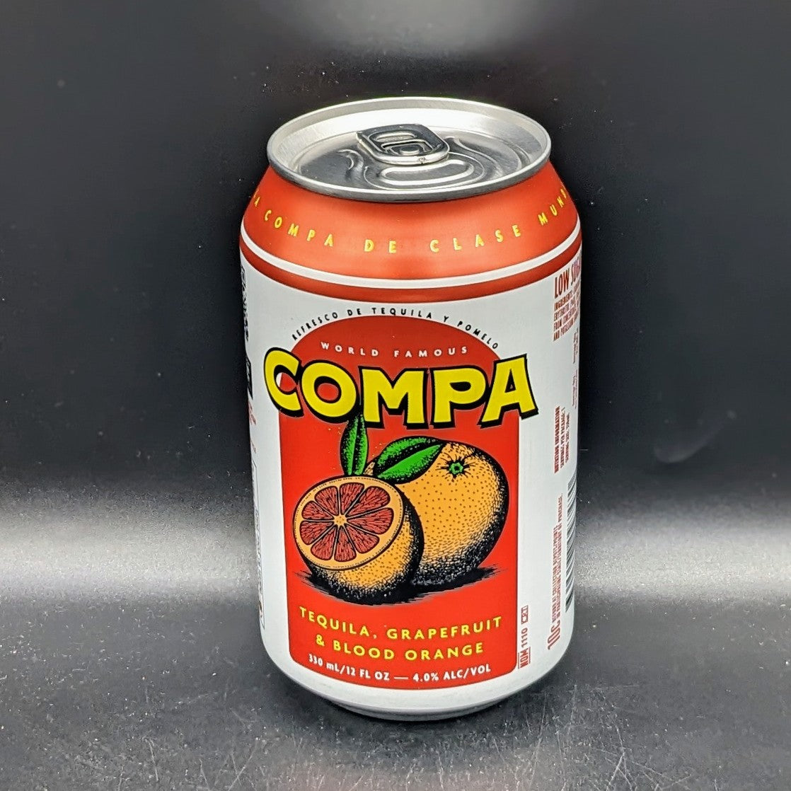 Compa Tequila Grapefruit & Blood Orange 375ml