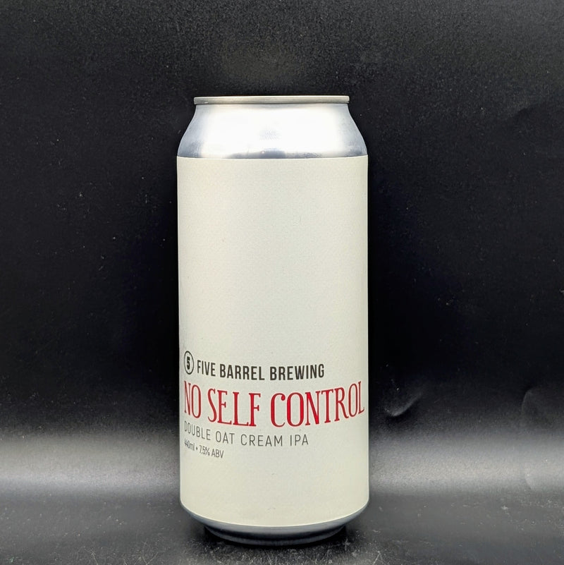 Five Barrel No Self Control Oat Cream IPA