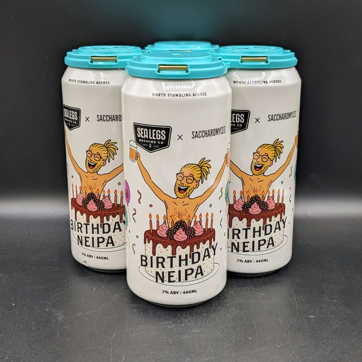 Sea Legs x Saccharomyces 10th Birthday NEIPA 440ml Can