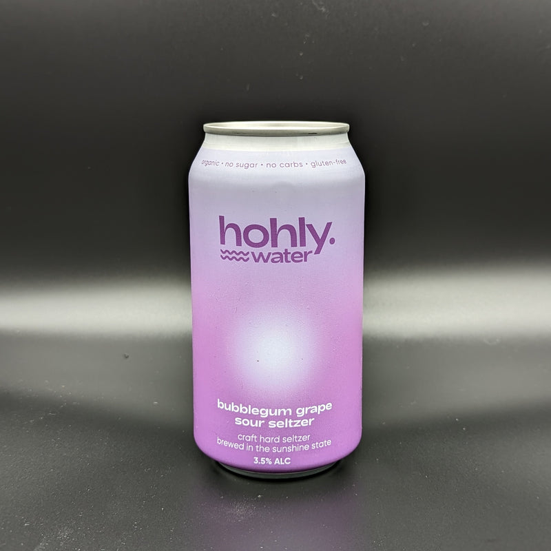 Hohly Water Bubblegum Grape Sour Seltzer Can Sgl