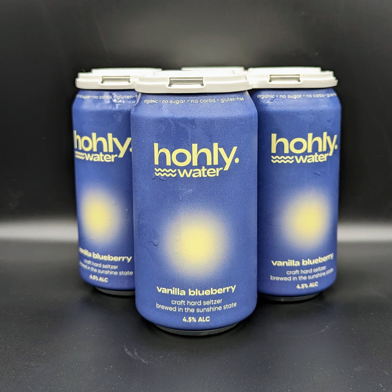 Hohly Water Vanilla Blueberry Seltzer Can 4pk
