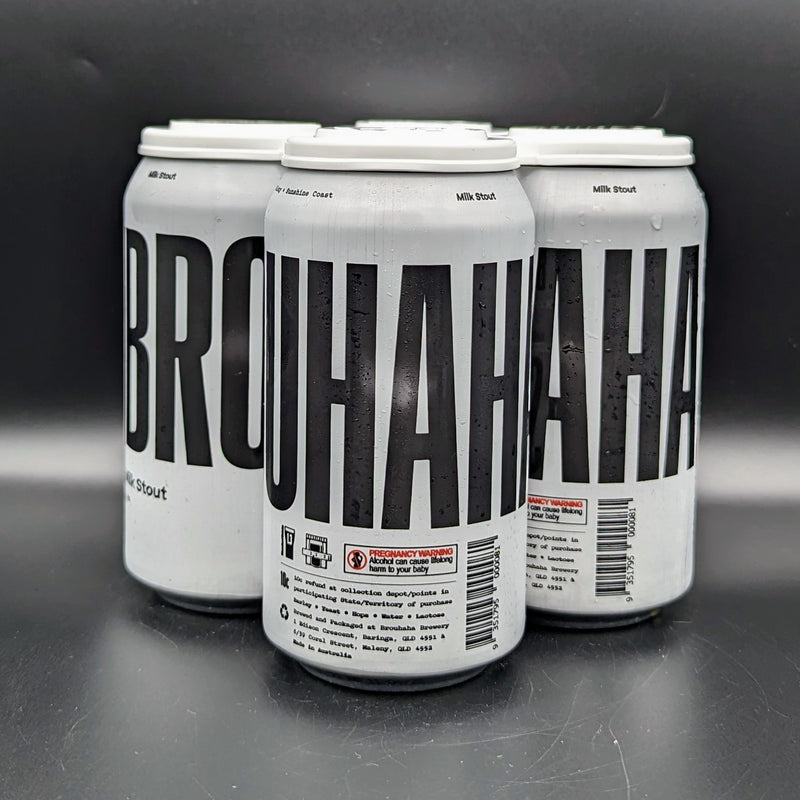 Brouhaha Milk Stout 4pk