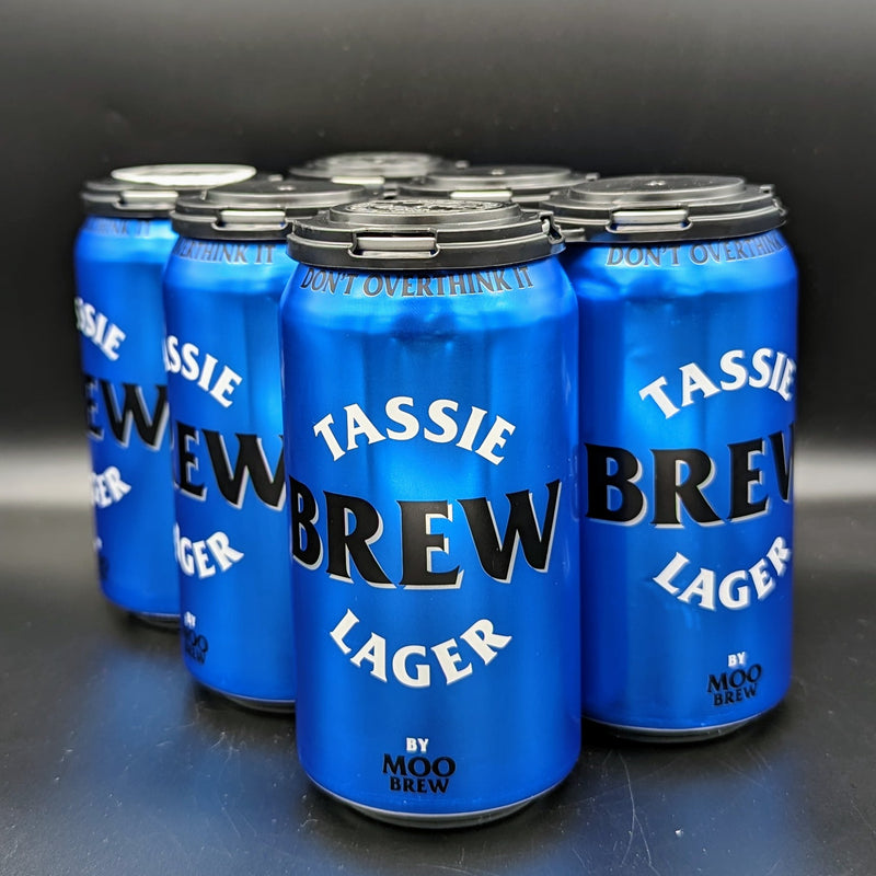 Moo Brew Tassie Lager Can 6pk