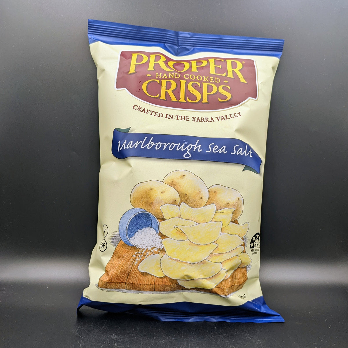 Proper Crisps Marlborough Sea Salt 140g
