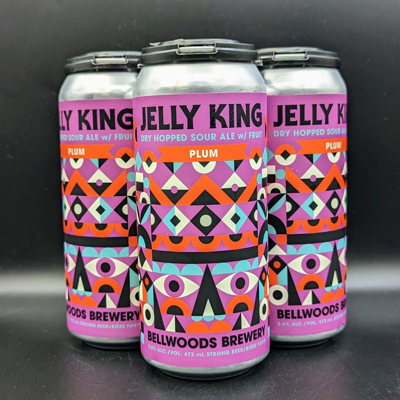 Bellwoods Jelly King Dry Hopped Sour W/ Plum Can 4pk