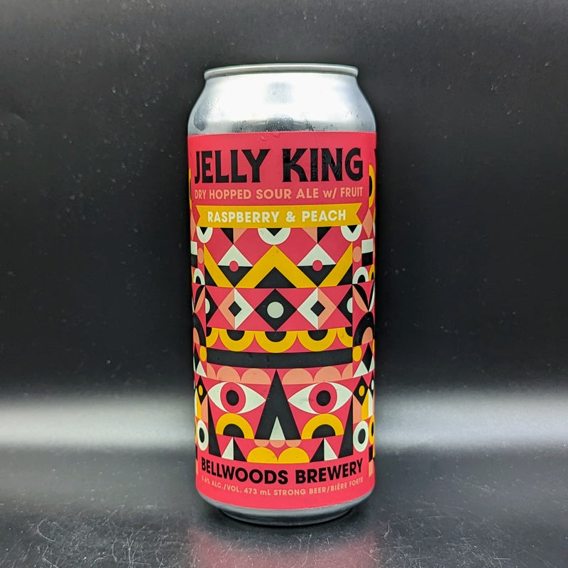 Bellwoods Jelly King Dry Hopped Sour W/ Raspberry & Peach Can Sgl