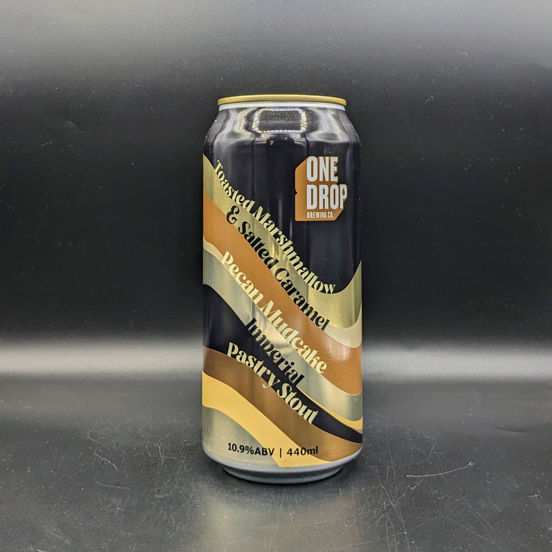 One Drop Toasted Marshmallow & Salted Caramel Pecan Mudcake Imperial Pastry Stout Can Sgl