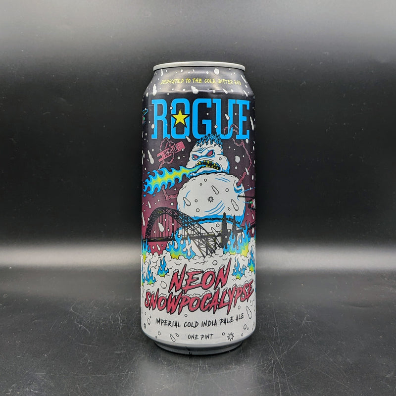 Rogue Neon Snowpocalypse Imperial Cold IPA Can Sgl