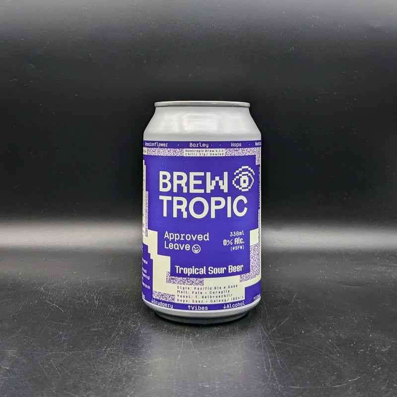 Brewtropic Approved Leave Tropical Non Alc Sour Beer Can Sgl