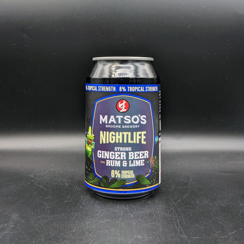 Matso's Nightlife Strong Ginger Beer Can Sgl