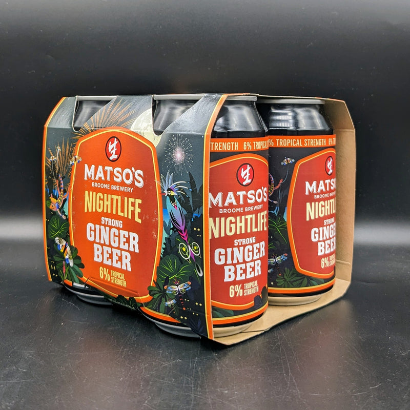 Matso's Nightlife Strong Ginger Beer W/ Rum & Lime Can 4pk